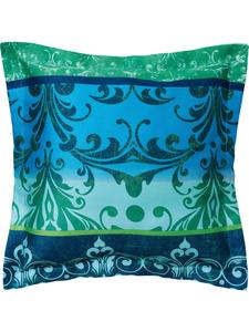 Erwin Müller Сатиновая наволочка Mako синего цвета