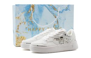 ANTA Расслабленные амортизирующие износостойкие низкие скейтбордские кроссовки унисекс белые - белая сумка для покупок, цвет White Shopping Bag