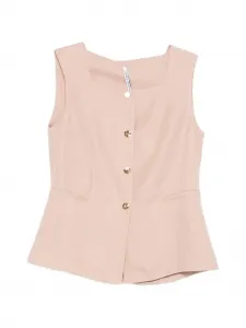 Жилет на пуговицах Liviana Conti, бежевый