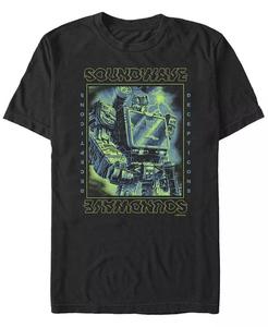 Мужская футболка Soundwave с коротким рукавом и круглым вырезом Fifth Sun, черный