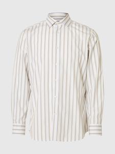 Рубашка Slim Fit на пуговицах SELECTED Taylor, белый