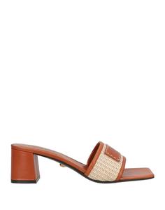 Сандалии Versace, желтовато-коричневый