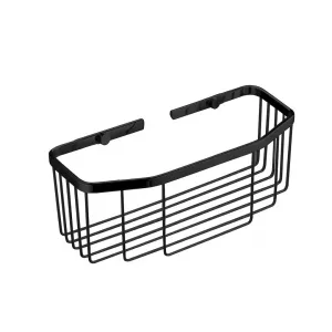 Решетчатая мыльница с клеевой системой крепления Manillons Torrent, матовый черный