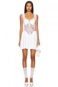 Мини-Платье camdyn For Love & Lemons, белый