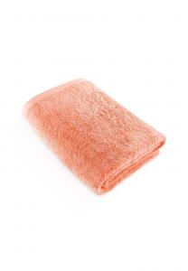 Полотенце Herzbach Home Pura, 100x150 см, коралловый
