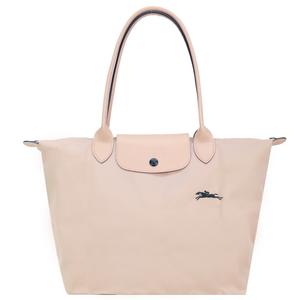 LONGCHAMP Сумка-шоппер Le Pliage Club Canvas With Leather, Light Pink