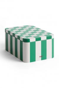 Контейнер жестяной с крышкой S/17 11,1 7,3 см Hay, зеленый