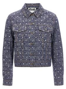 Куртка с логотипом Moschino, синий