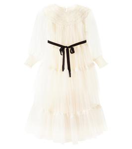 Платье Domenica многослойное из тюля C'era Una Volta, кремовый