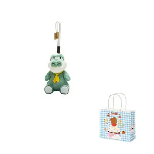 Очаровательная подвеска в виде утки, слона, пальмы, коллекции пингвина, плюшевого мишки, свиньи, мягкая игрушка, высота 15 см Dolls and bears dance