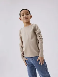 Футболка Name It "NKMVOBBO LS NREG TOP NOOS", цвет Pure Cashmere