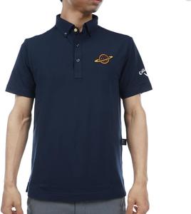 Мужская поло-рубашка Callaway C23134145 с коротким рукавом, коллаборация с мультфильмом «История игрушек» (эластичная) / для гольфа, темно-синий