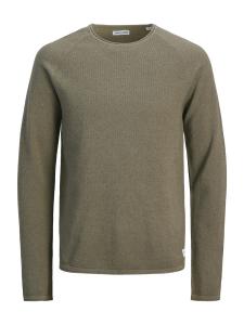 Jack & Jones Plus Свитер 'JJEhill' в цвете Olive