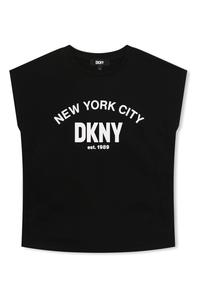Футболка с короткими рукавами и логотипом Dkny, черный