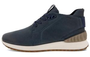 Кроссовки ecco Lifestyle Shoes Men Low-top Dark Blue, темно-синий