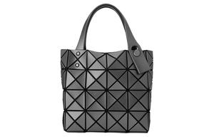 Люминесцентная коробчатая сумка из поливинилхлоридной смолы шоппер мини унисекс стальной серый ISSEY MIYAKE