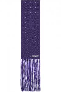 Шелковый шарф Acne Studios, фиолетовый