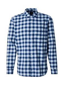 Рубашка на пуговицах классического кроя QS, Blue/marine blue