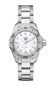 Часы Tag Heuer Aquaracer professional 200 с бриллиантами 30 мм