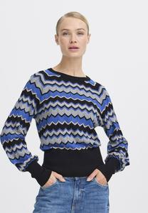 Джемпер b.young MMORLA ZIGZAG, Blue Quartz Mix/Blue