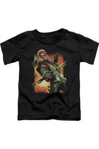 Футболка с коротким рукавом для малышей Green Arrow из Лиги справедливости Америки #1 Gildan