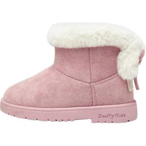 Детские зимние ботинки для детей Snoffy, розовый