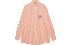 Мужская рубашка Adidas Originals X ADIDAS розовая Gucci, розовый