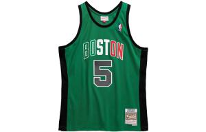 Майка баскетбольная Mitchell & Ness Kevin Garnett Boston Celtics 2007 08 Italy Game Swingman Mitchell Ness зеленая