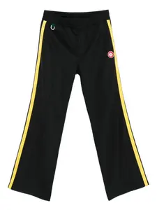 Брюки в полоску с логотипом Casablanca, черный