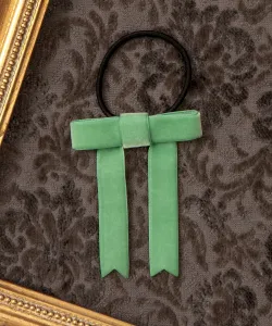 Бархатная лента эластичная Panpantutu, цвет Emerald