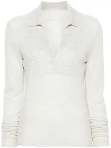 Кашемировый джемпер Sally со стразами Zadig&Voltaire, нейтральный