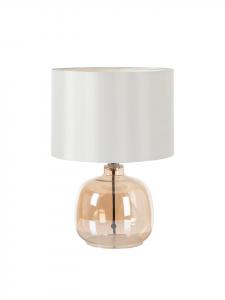 Home24 Настольная лампа Loster белого цвета