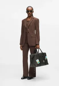 Дорожная сумка ikon с монограммой Karl Lagerfeld, Brown