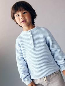 Детский хлопковый свитер Biarritz Mango, Medium Blue