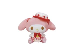 Плюшевая кукла Sanrio My Melody Happy Birthday Strawberry Cake высотой 28 см FURYU