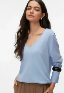 Пуловер vmsilje с v-образным вырезом и свитер noos Vero Moda, Brunnera Blue