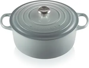Кастрюля Le Creuset с эмалированным покрытием, 6800 мл, морской