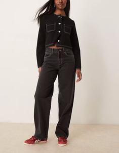 Джинсы свободного кроя Dickies herndon черного цвета