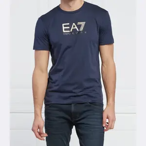 Футболка стандартного кроя Ea7, синий