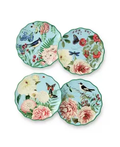 Тарелки для канапе «Флора», набор из 4 шт., сервировка на 4 персоны Certified International, miscellaneous