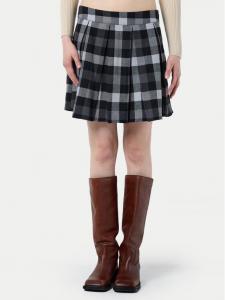 Мини-юбка regular fit Ebba 27031442 Noisy May, серый