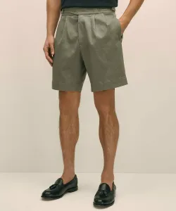 Эластичные хлопковые шорты «гуркха» длиной 8 дюймов