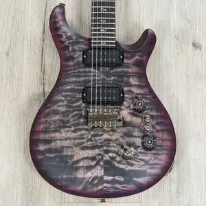 Гитара PRS Paul Reed Smith Wood Library Custom 24-08, верх из 10-слойного клена, цвет Charcoal Purple Burst