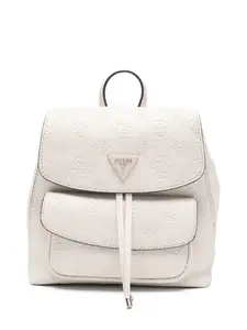 Рюкзак-мешок с тиснением Guess Usa, бежевый