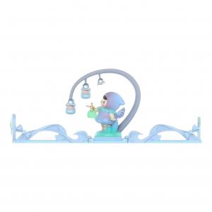 Фигурка Pop Mart Gift For You Greeting Card Scene 'Pucky Lily Of The Valley'