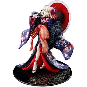 KADOKAWA Фигурка FGO Artoria Pendragon 1/7 Fgo Black Saber Altria, кимоно, лимитированная коллекционная