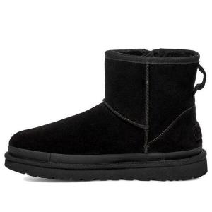 Кроссовки classic mini zipper tape logo boot 'black' Ugg, черный