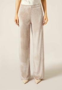 Брюки Calzedonia PALAZZO WITH SEQUINS, Beige