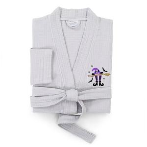 Халат Adult 100% турецкий хлопок smyrna hotel/spa с вышивкой hat-broom-legs Linum Home Textiles, Gray