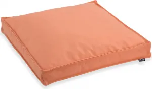 Подушка для сиденья HOCK Classic Uni Outdoor - 50x50x5 см. Подушка для стула для улицы - водонепроницаемая, цвет лосось.